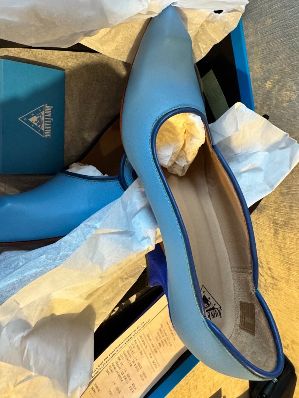 NWT JOHN FLUEVOG CLARA in Blue 8.5 - Picture 8 of 9